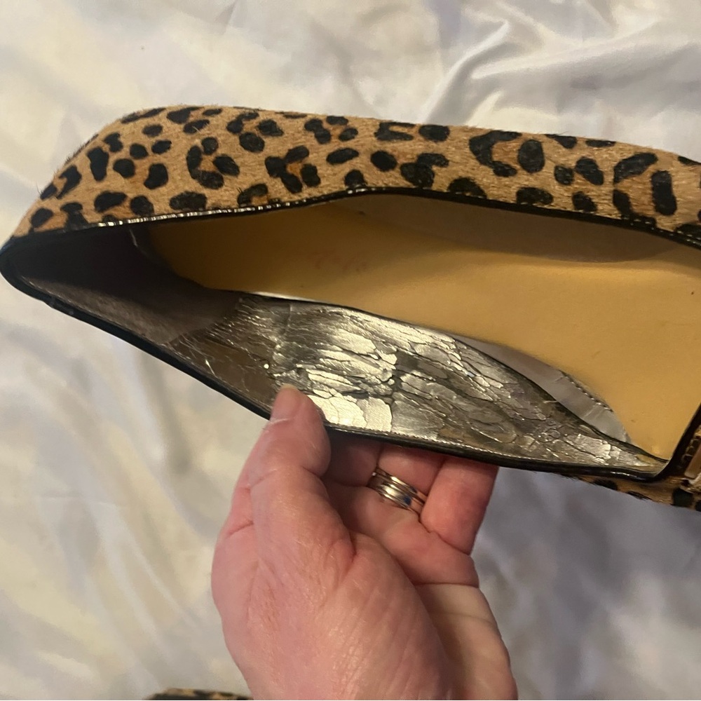Calvin Klein Leopard Print Flats
